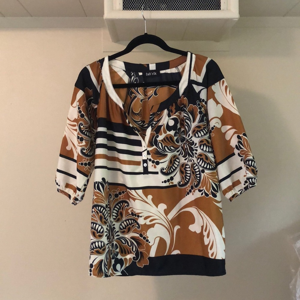 Fab’rik 3/4 sleeve length blouse